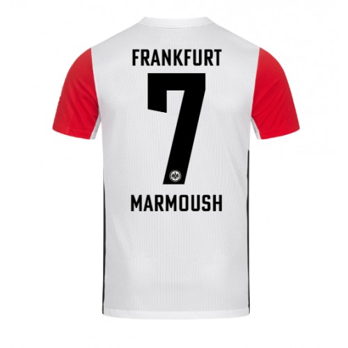 Fotbalové Dres Eintracht Frankfurt Omar Marmoush #7 Domácí 2024-25 Krátký Rukáv